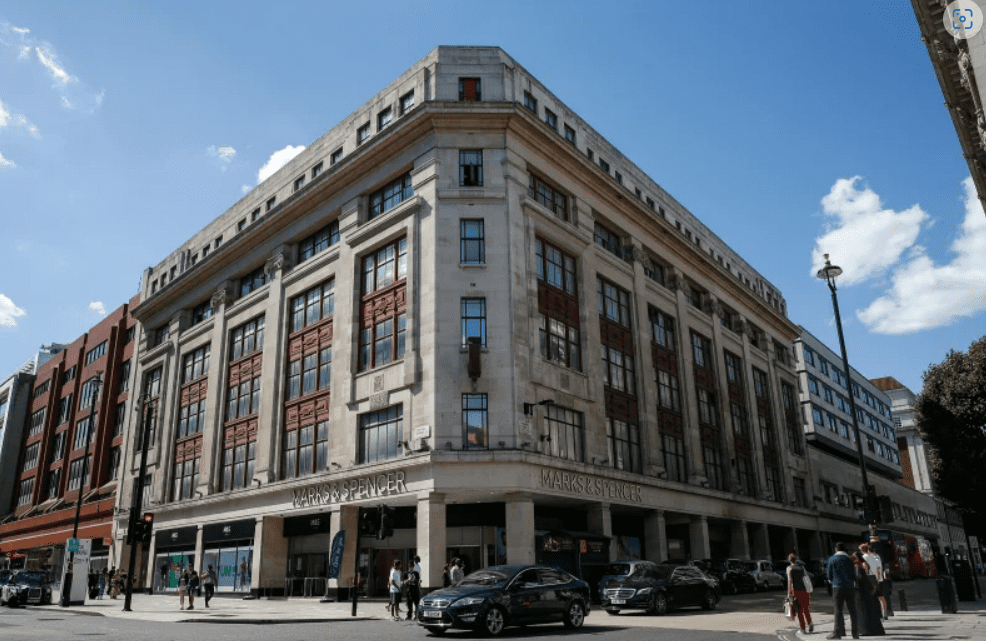 The Marks & Spencer store on Oxford Street in London