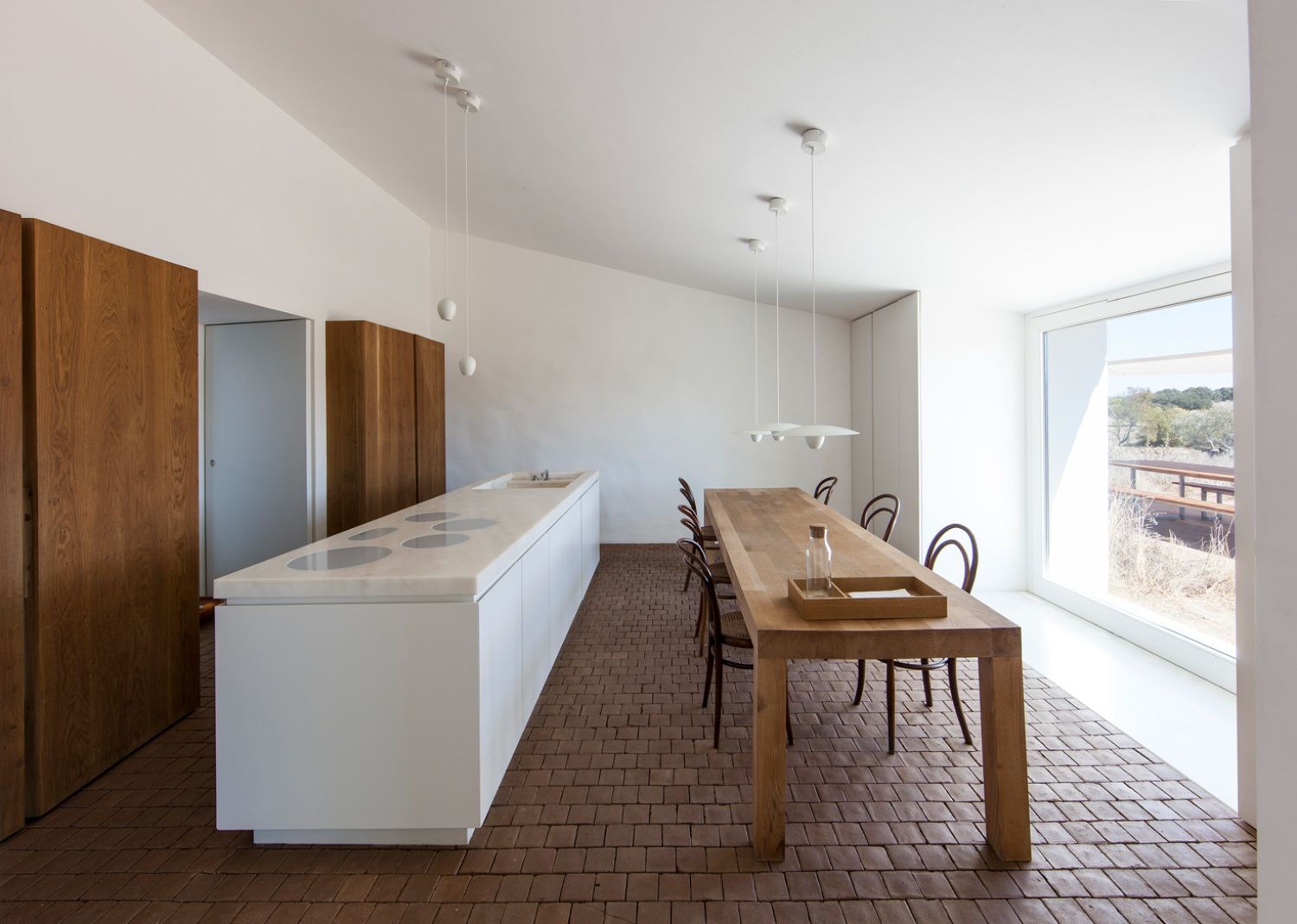 Interior kitchen of Casa no Tempo