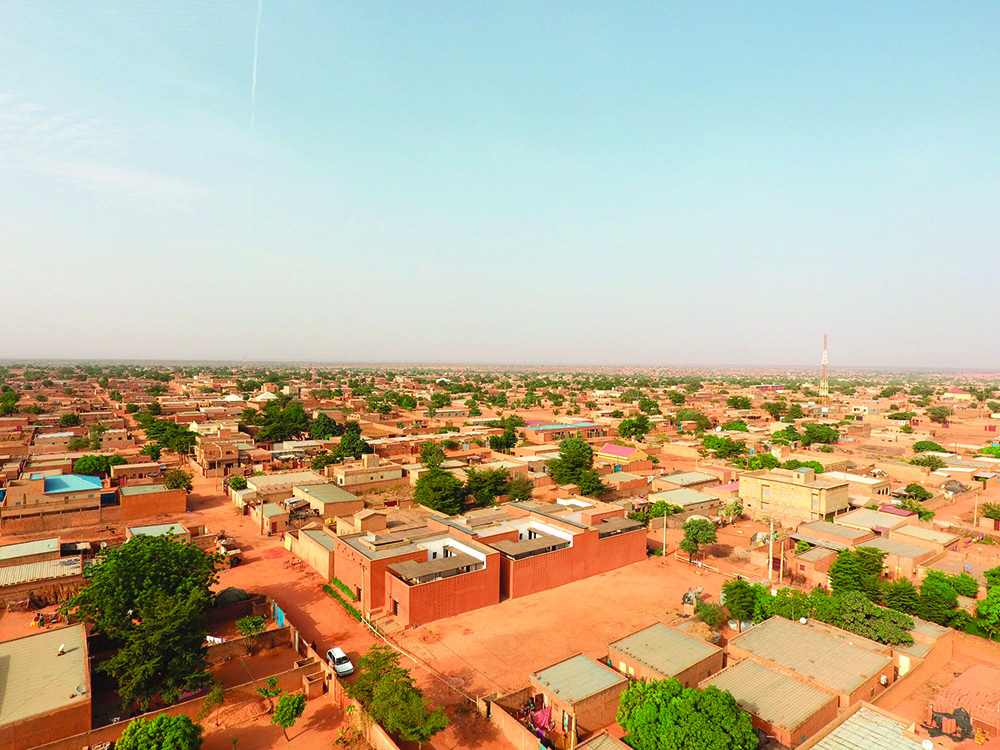 Aerial view of Niamey 2000