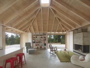 Interior living room of Casa en el Peumo