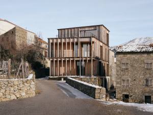 View of the facade of Mairie de Cristinacce