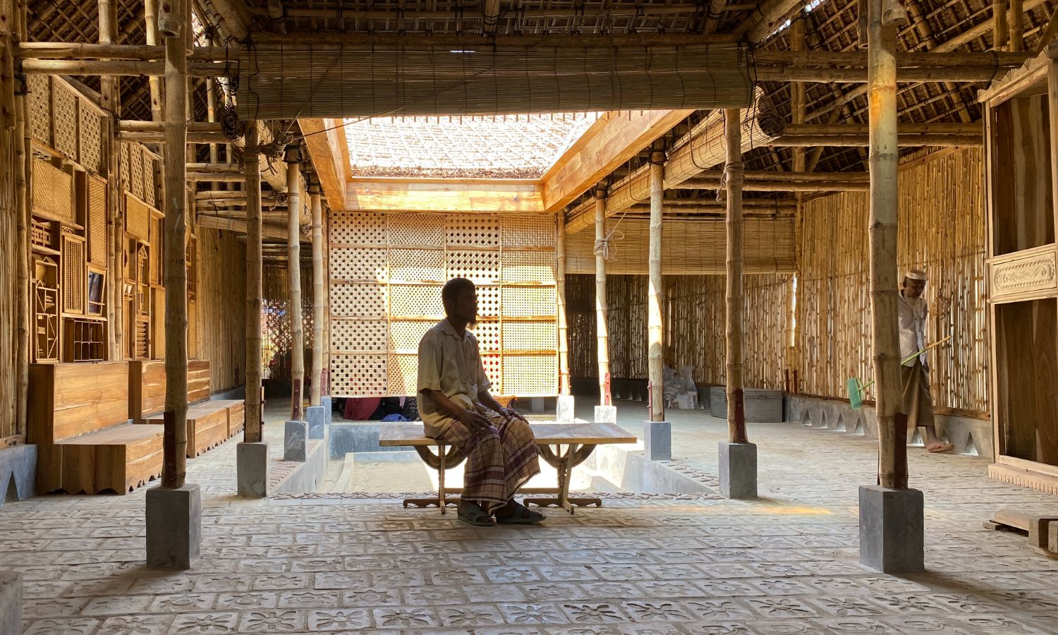 Interior of Rohingya Cultural Memory Centre
